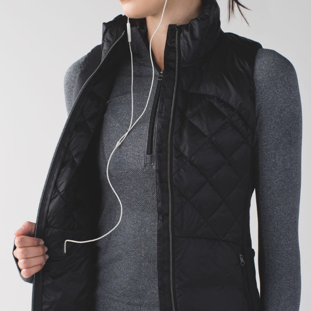 Lululemon Down For A Run Vest Reflective 2 Black - Picture 11 of 14